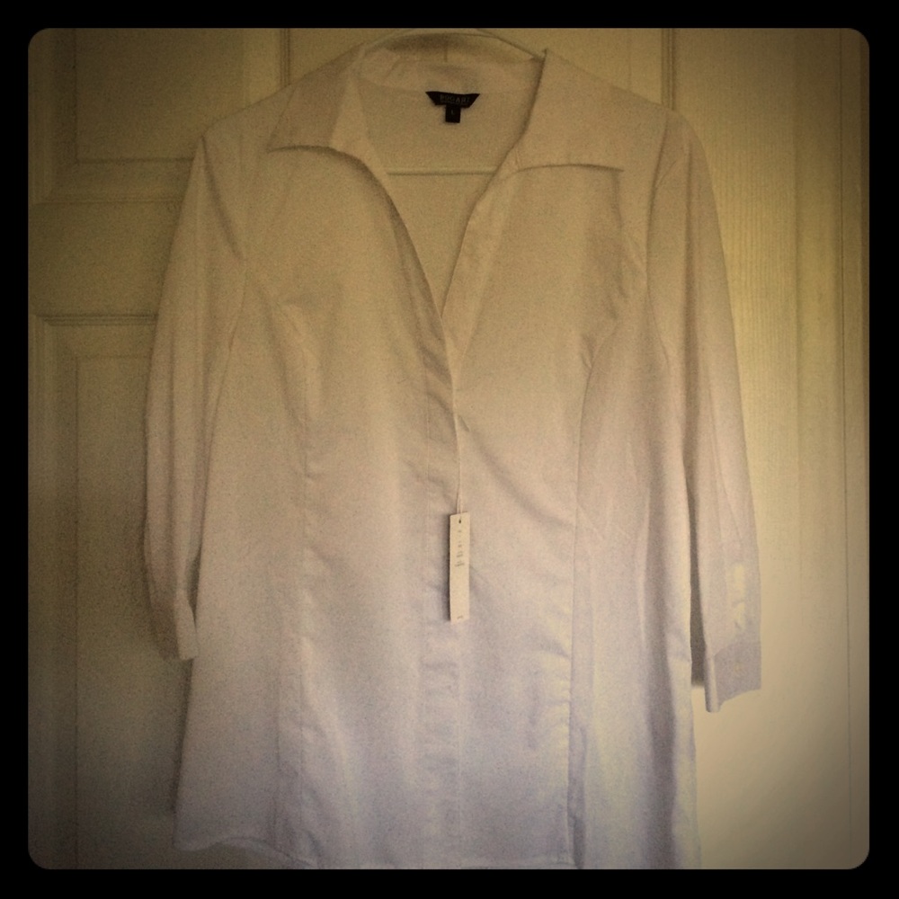 NWT White button up