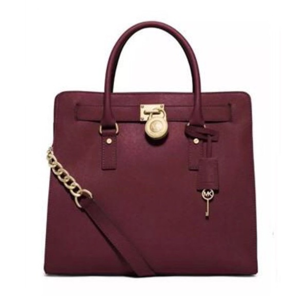 Michael Kors Handbags - Michael Kors Large Maroon Purse