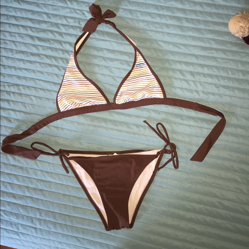 O'Neill 2-piece String Bikini With Halter Top