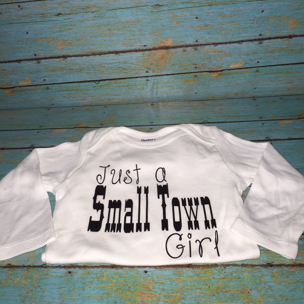 Just a small town girl onesie
