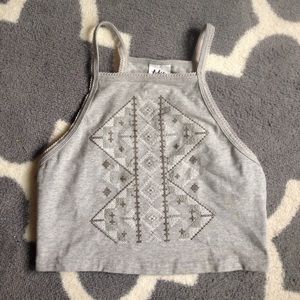 Cute boho crop tank top from Aeropostale.