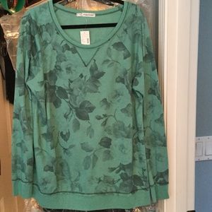Floral sweatshirt nwt