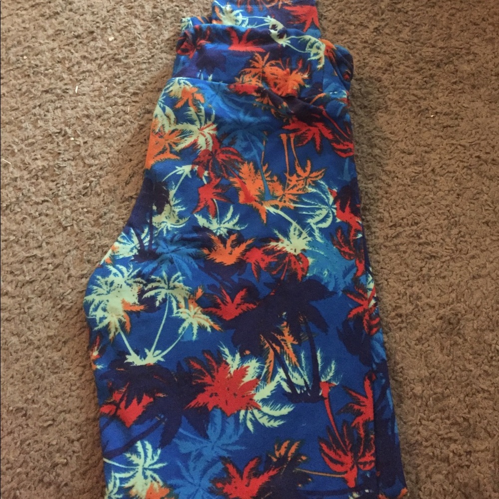 Lularoe Palm Tree Leggings