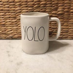 YOLO mug: Rae Dunn Artisan Collection