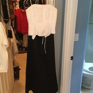 Two piece formal dress