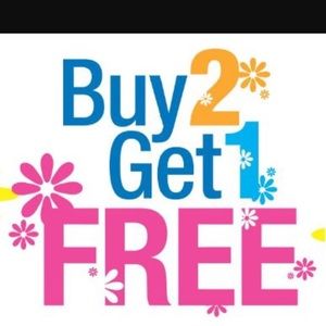 Buy 2 get 1 free