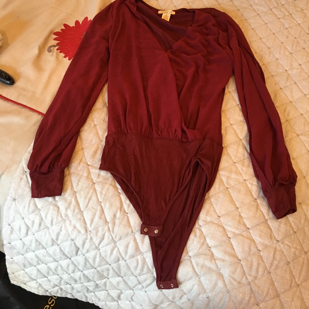 Maroon Leotard