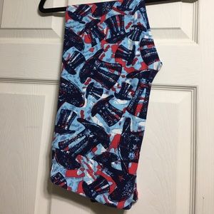 LuLaRoe TC Americana Leggings