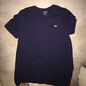 Brand new without tag Lacoste v neck shirt