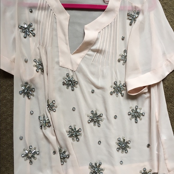 Embellished flowy top - Picture 3 of 5