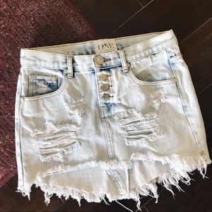 One Teaspoon Junkyard Skirt!