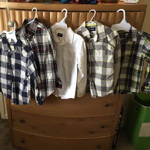 Lot of boys long sleeve button ups