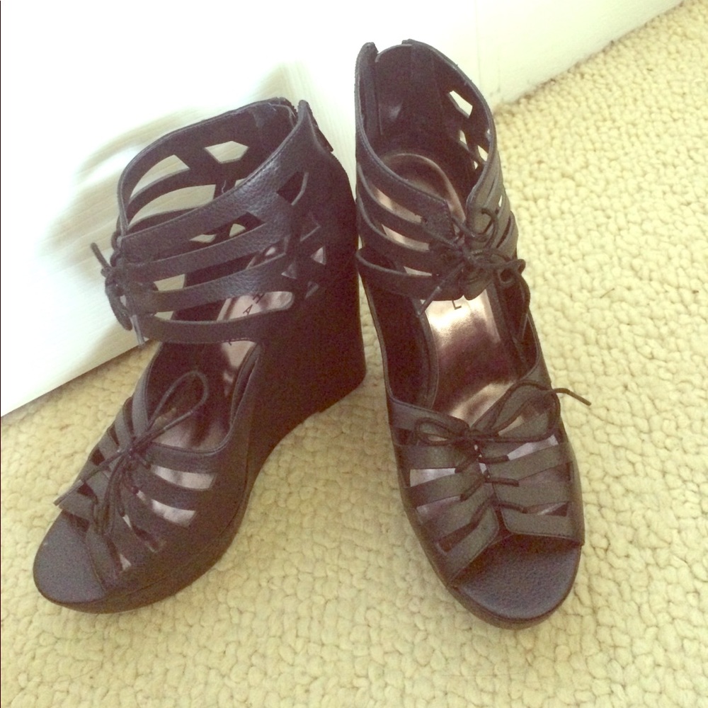 Worn Once. Michael Kors Wedges