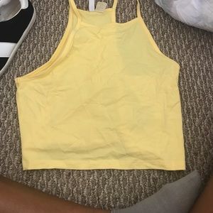 H&M yellow tank top