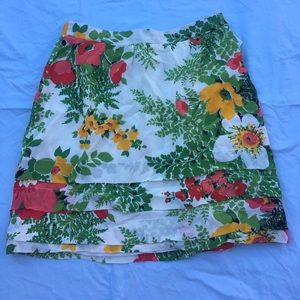 Floral A-Line Skirt