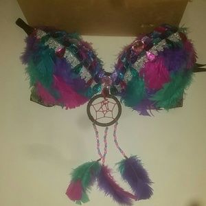 Dream catcher rave bra 38C