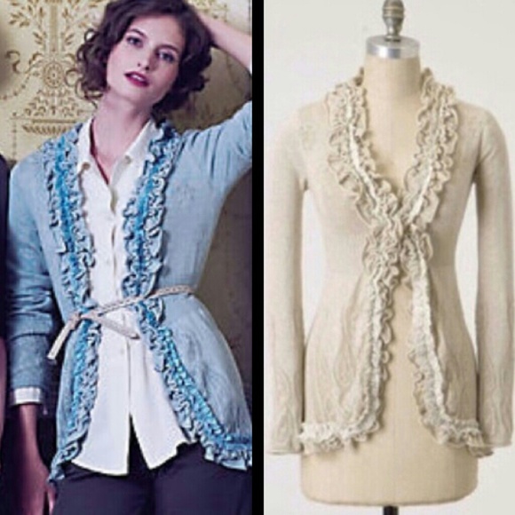 Anthropologie Sweaters - FINAL PRICE Anthro Guinevere Curlytop Cardigan