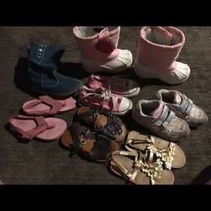 Toddler Girls shoe lot- size 9