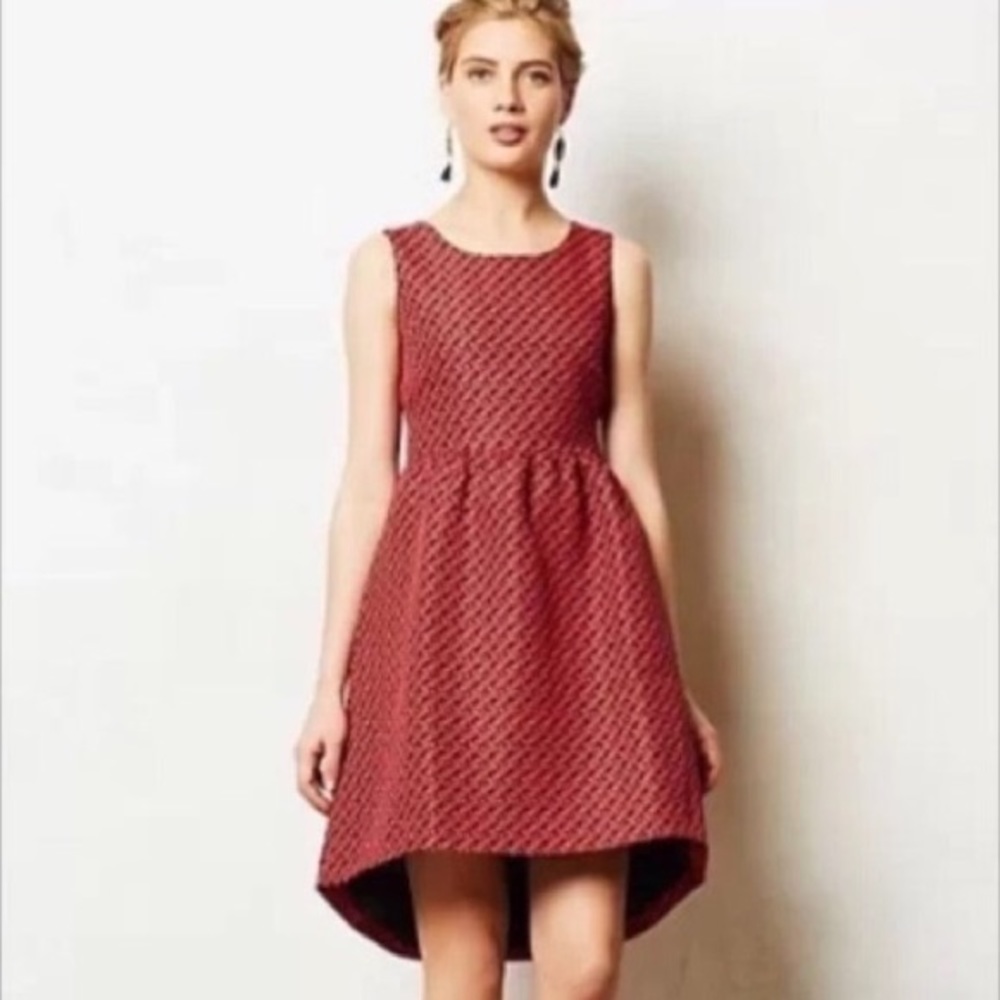 Anthropologie Geo Jacquard Dress by Lili Wang