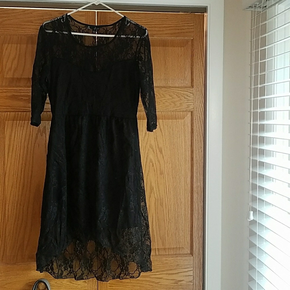 High Low Lace Dress