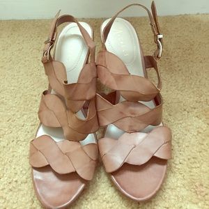 All man made Nickels sandals.