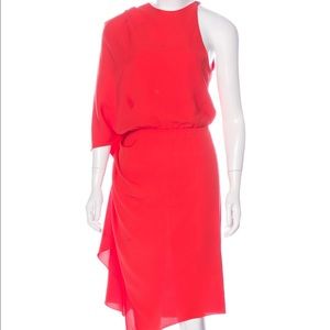 Alexander Wang Asymmetrical Silk Dress