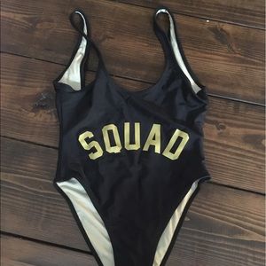 Squad bathing suit- private party