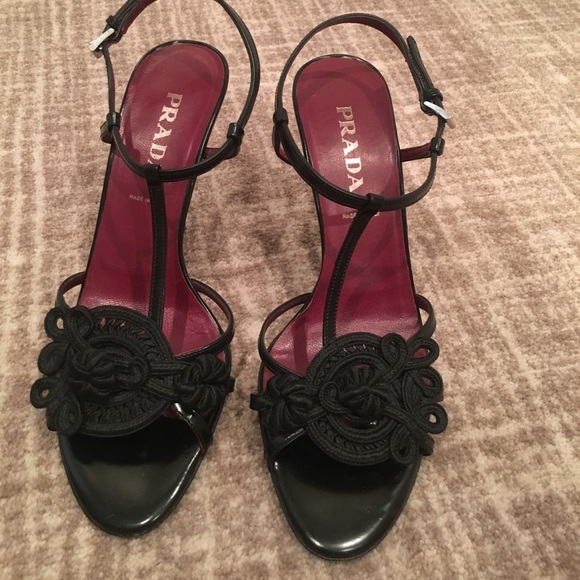 Black Prada Dress Heels - Picture 1 of 5