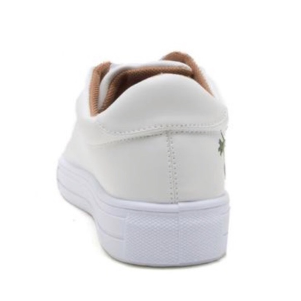 🌹 White Leather Sneakers Rose Embroidery🌹 - Picture 7 of 8