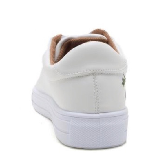 🌹 White Leather Sneakers Rose Embroidery🌹 - Picture 7 of 8