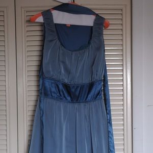 Young Essence blue dress with satin sash