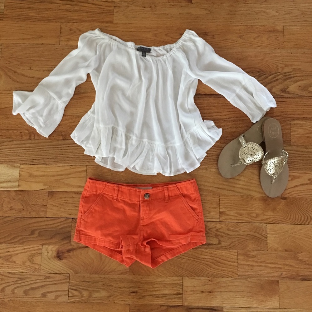 Orange Hollister Shorts