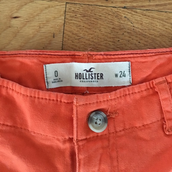 Orange Hollister Shorts - Picture 4 of 4