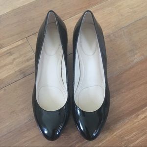 Calvin Klein Patent Leather Wedges