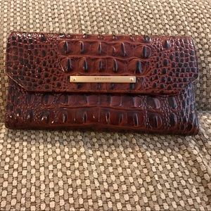 Brahmin wallet with check book holder