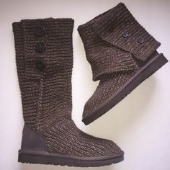 UGG classic cardy black gold UGG classic cardy black gold
