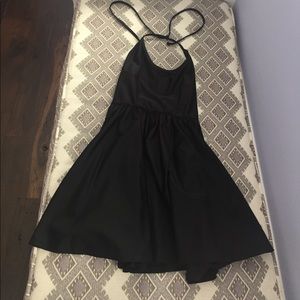 American Apparel black skater dress