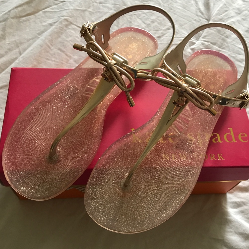 Kate Spade Rose Gold Sandals