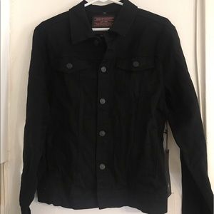 Lip Service Men's stretch denim jacket Black
