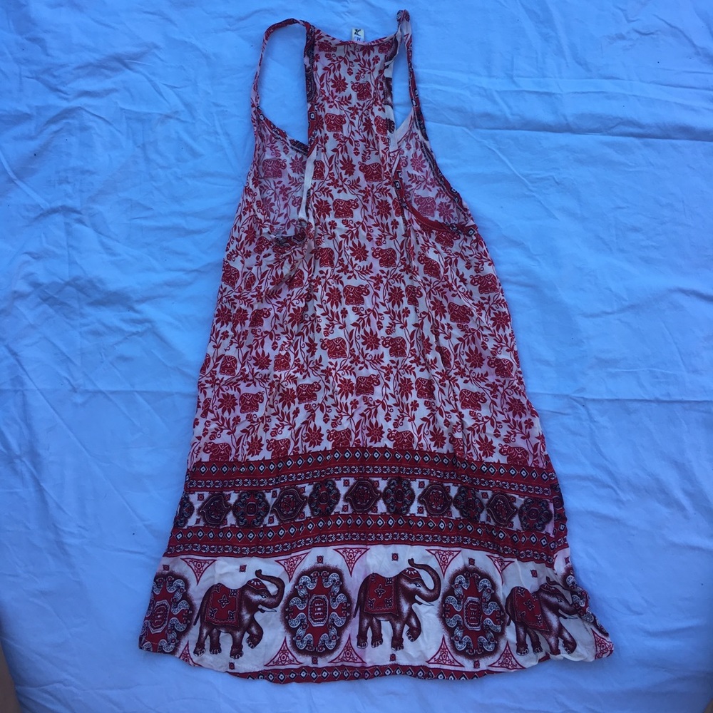 Elephant Pattern Tank Dress - Picture 2 of 3