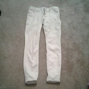 Express white jeggings