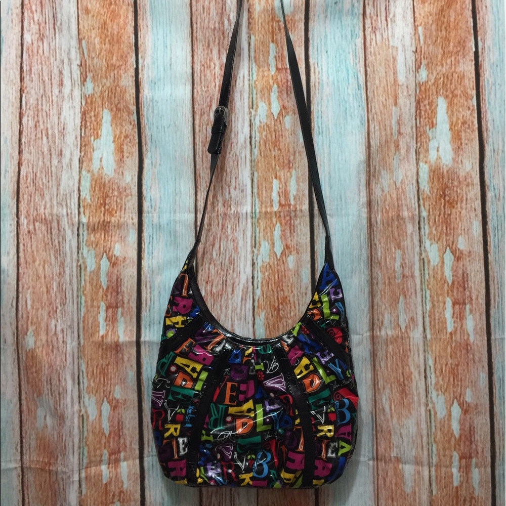 Vera Bradley "frill" cross body bag 12x8"