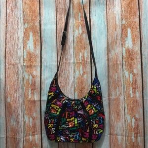 Vera Bradley "frill" cross body bag 12x8"