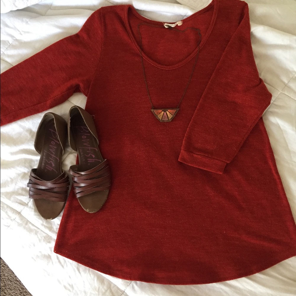 Auburn Half-Sleeve Sweater