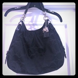 EUC- Coach Edie Shoulder Bag Black