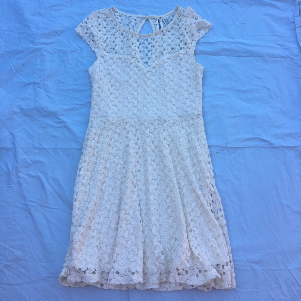 Lace White Dress