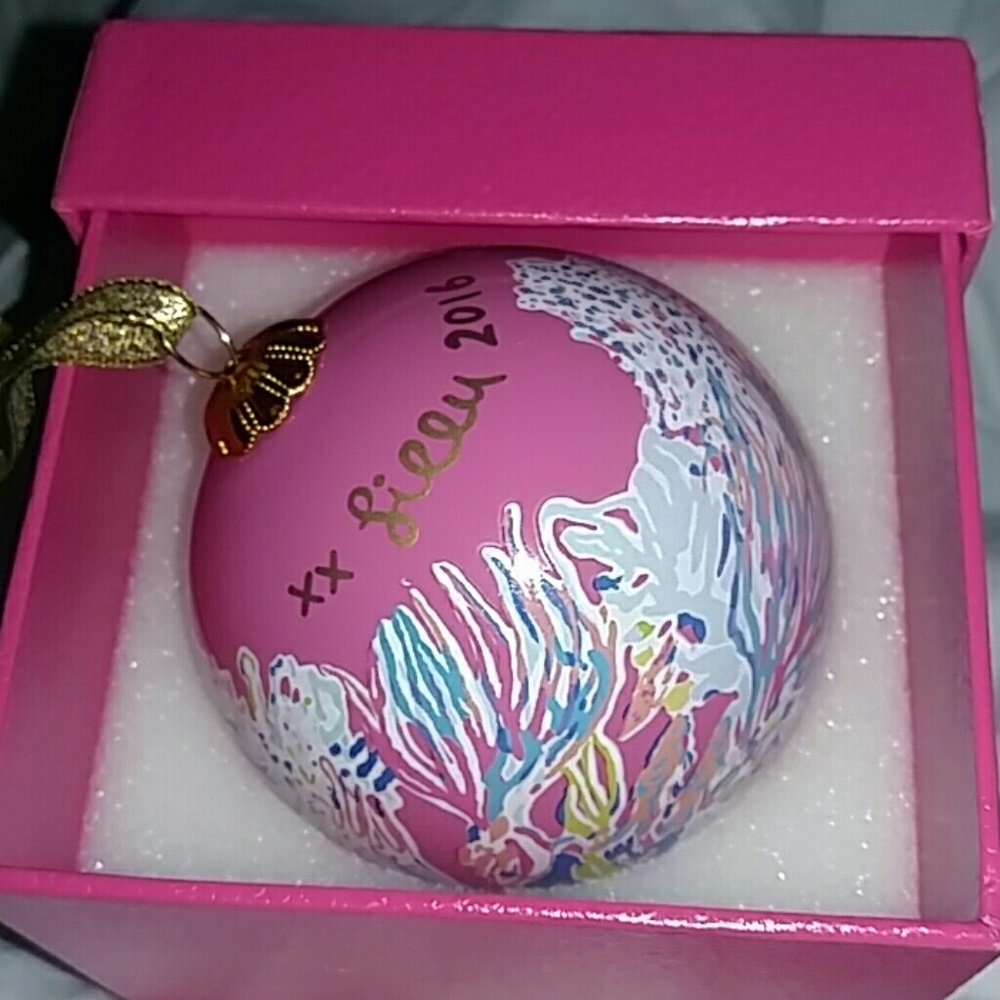 Lily Pulitzer Xmas Bulb 2016