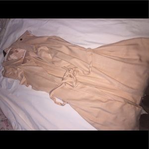 Pinkish cut off sleeve cardigan