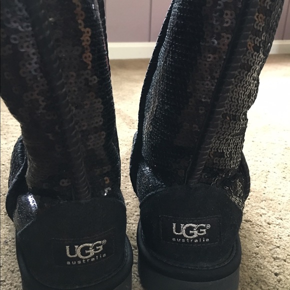 UGG Shoes - Black sequin uggs