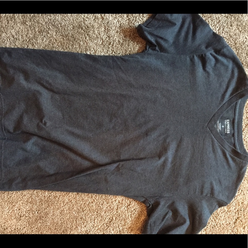 Men's express heathered grey tee